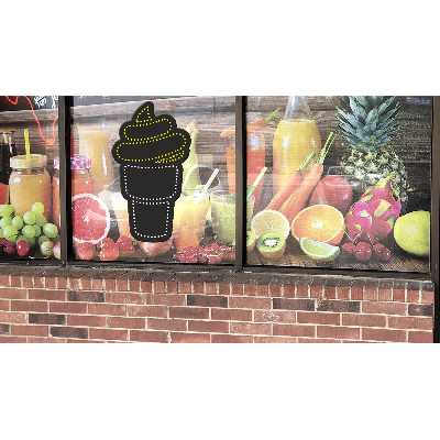 تابلو ال ای دی آیاز طرح بستنی کد 196