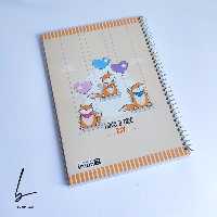 دفتر مجلد 60 برگ ایمان طرح روباه