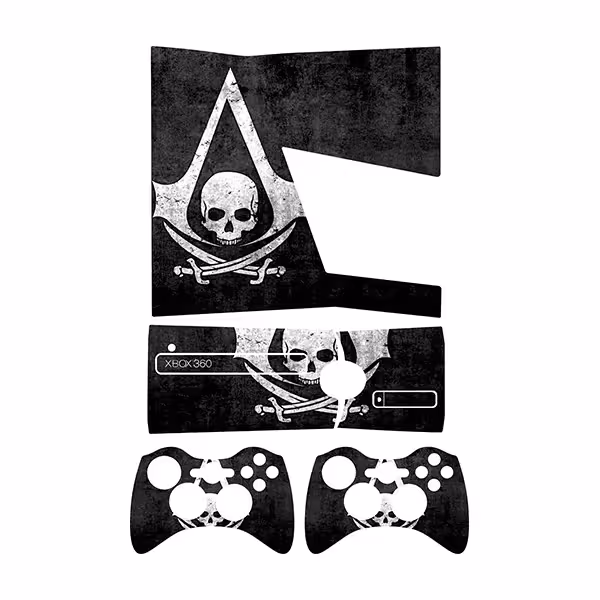 برچسب ایکس باکس 360 اسلیم طرح Assassins Creed کد 6 مجموعه 4 عددی