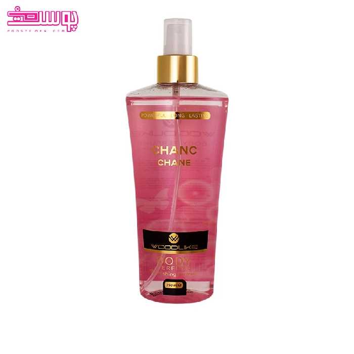 بادی اسپلش زنانه شنل چنس وودلایک حجم 250ml