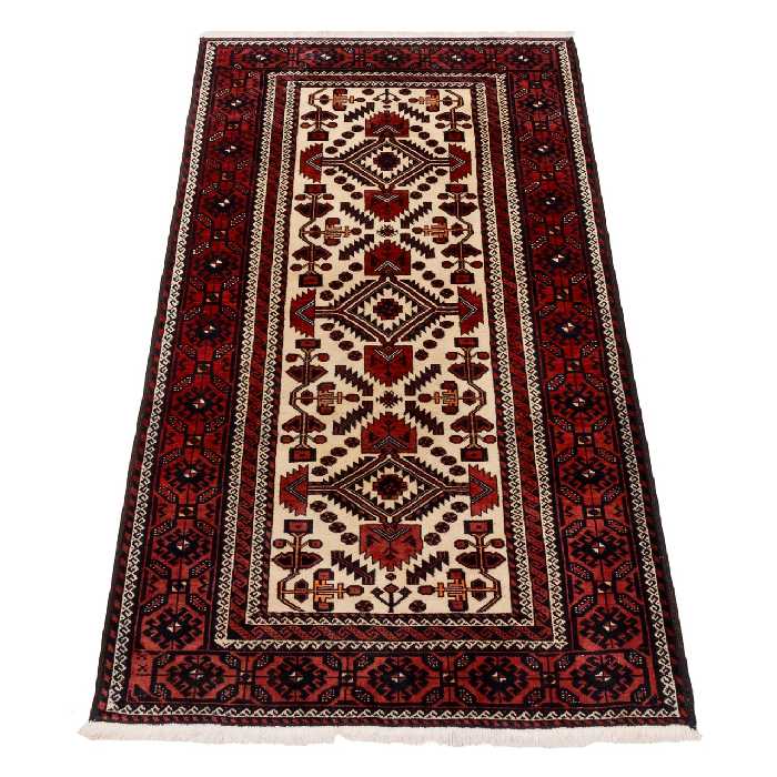 فرش قدیمی دستباف ذرع و نیم سی پرشیا کد 179283