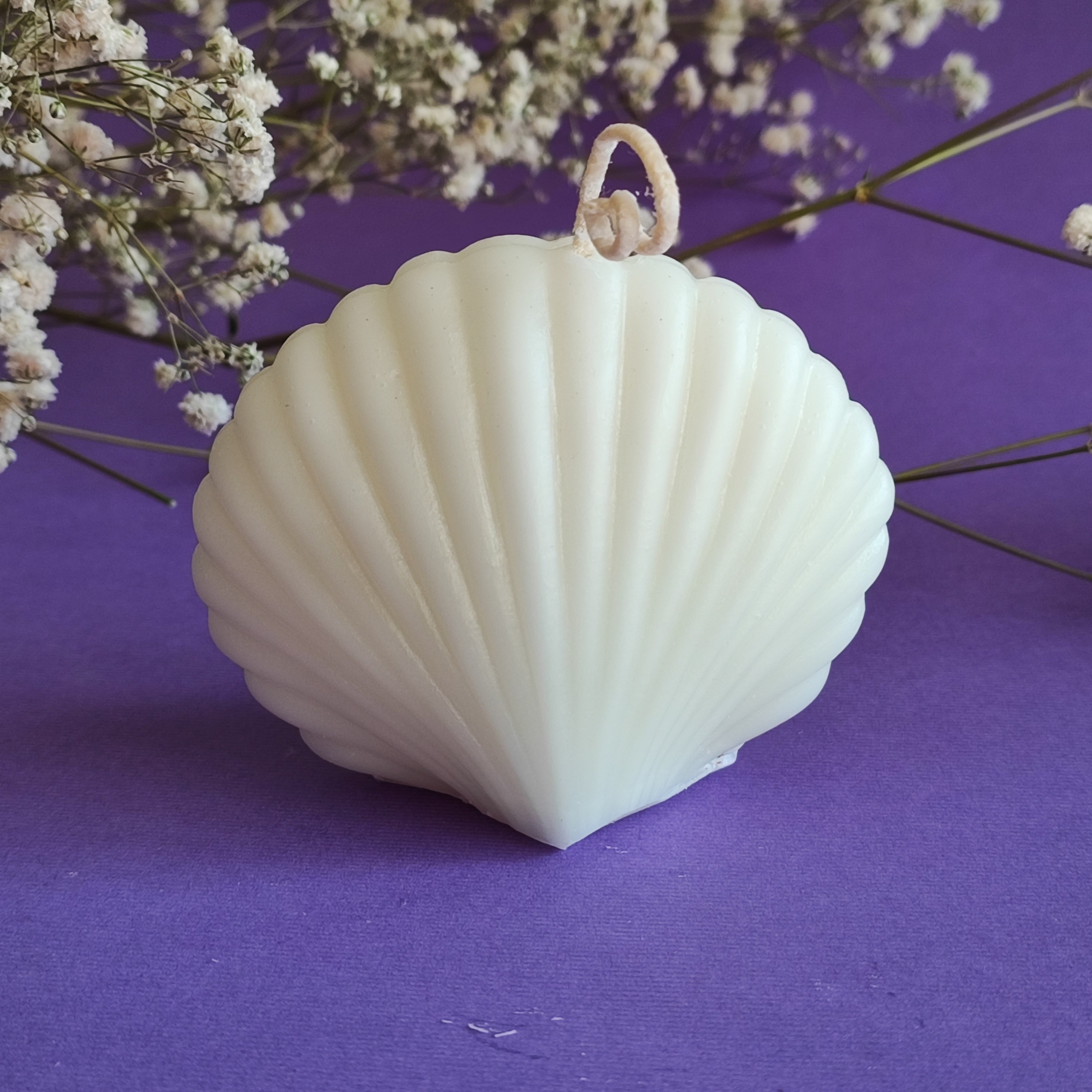 شمع صدف با ارتفاع 7سانت