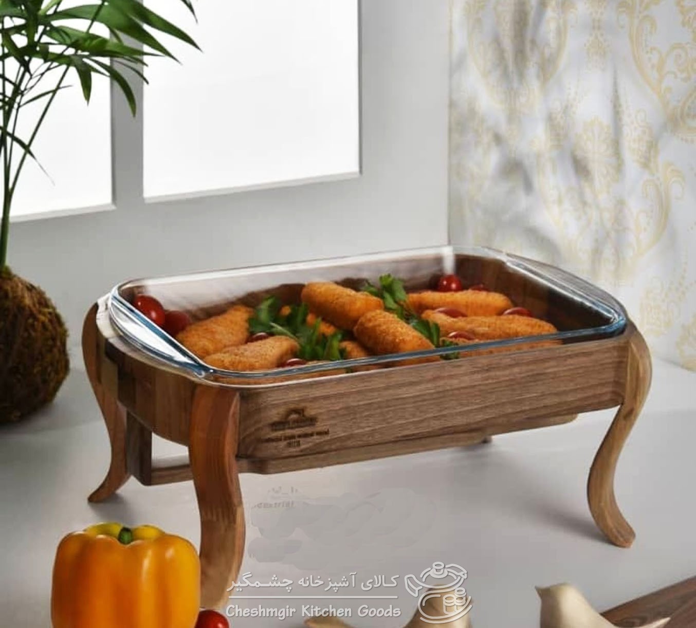 سوفله خوری چوبی آماهوم سایز بزرگ کد 2306