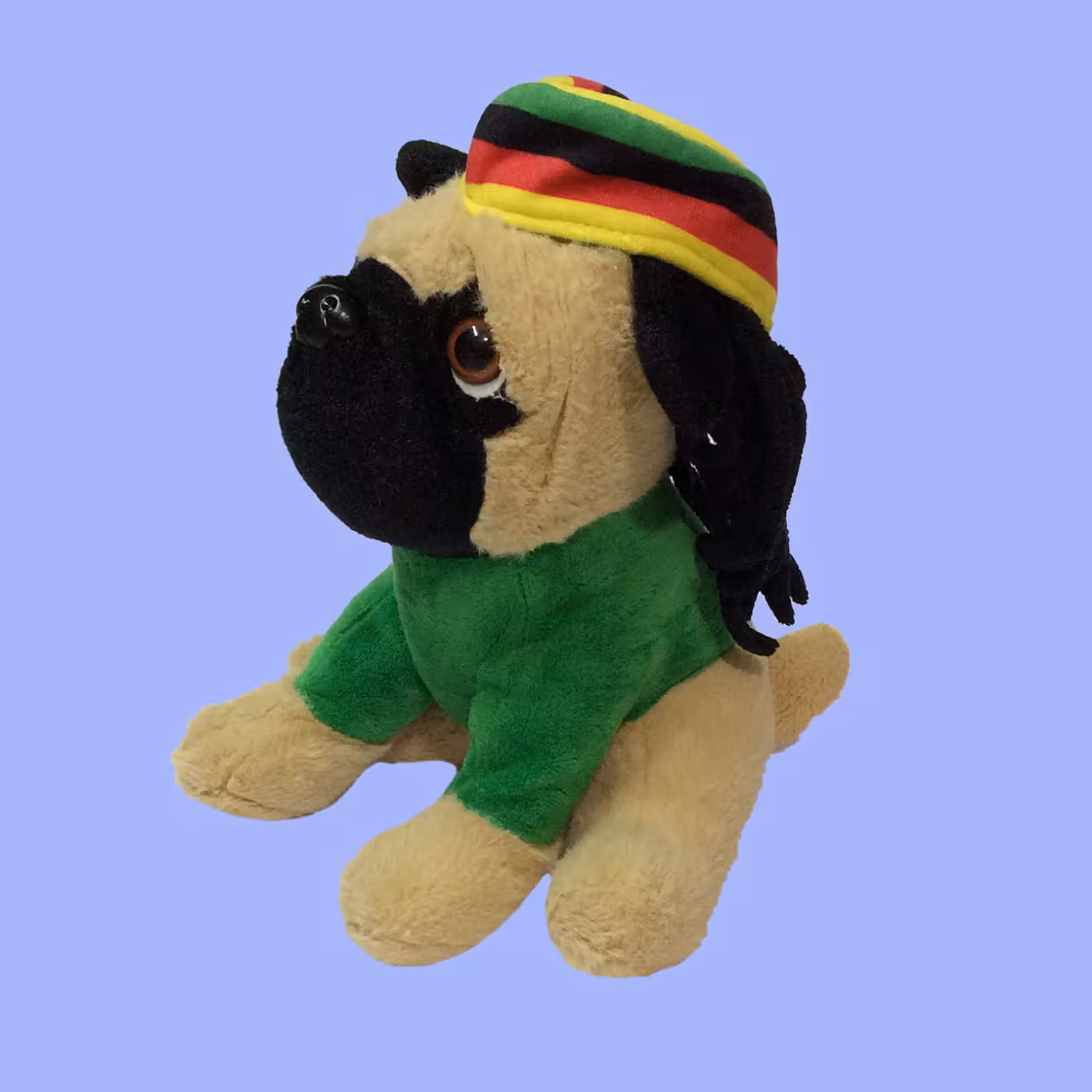 عروسک طرح سگ پاگ مکزیکی مدل Pugs and Kisses کد SZ9/612 ارتفاع 25 سانتی‌متر