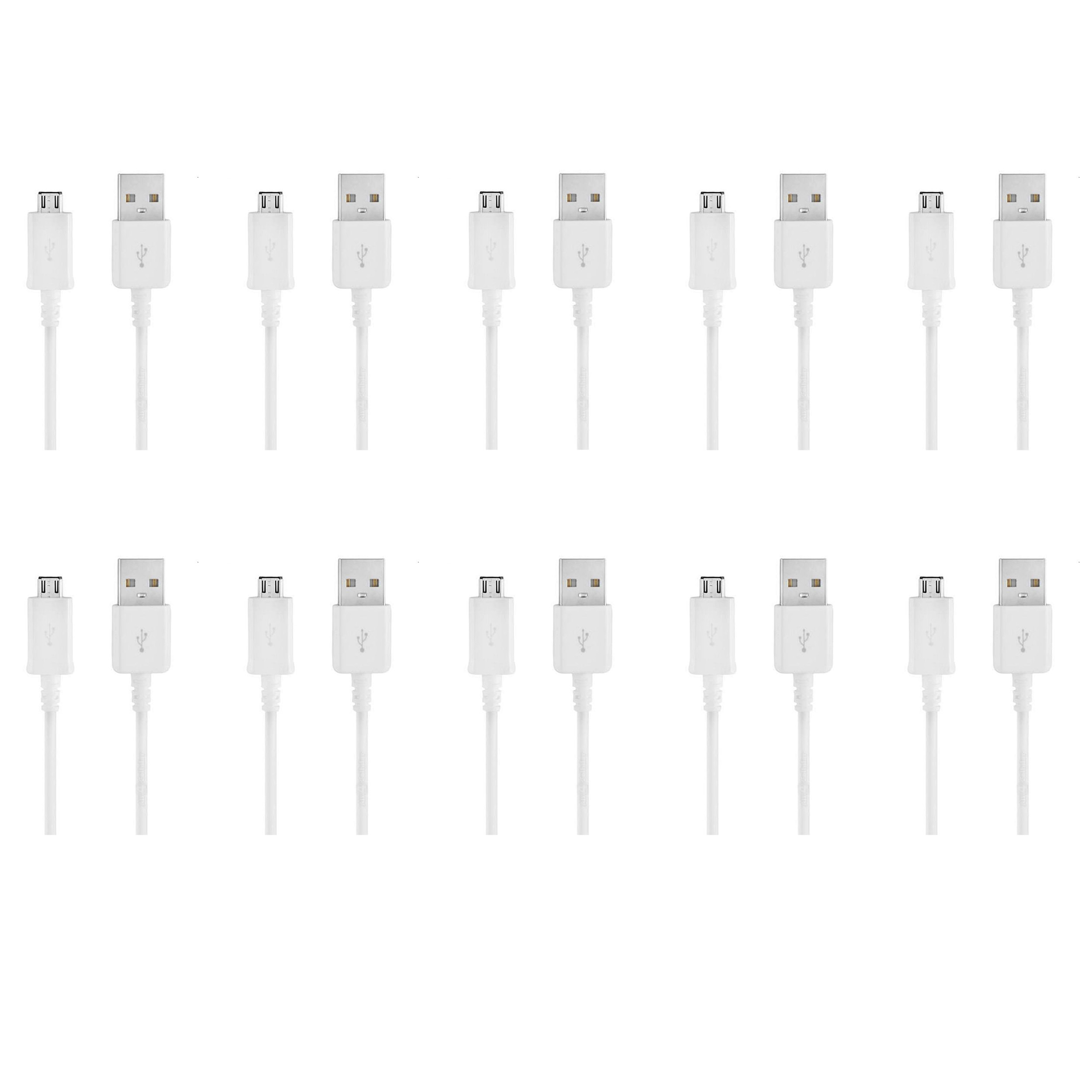 کابل تبدیل USB به microUSB مدل galaxy Note 4 طول 1.5 متر بسته 10 عددی