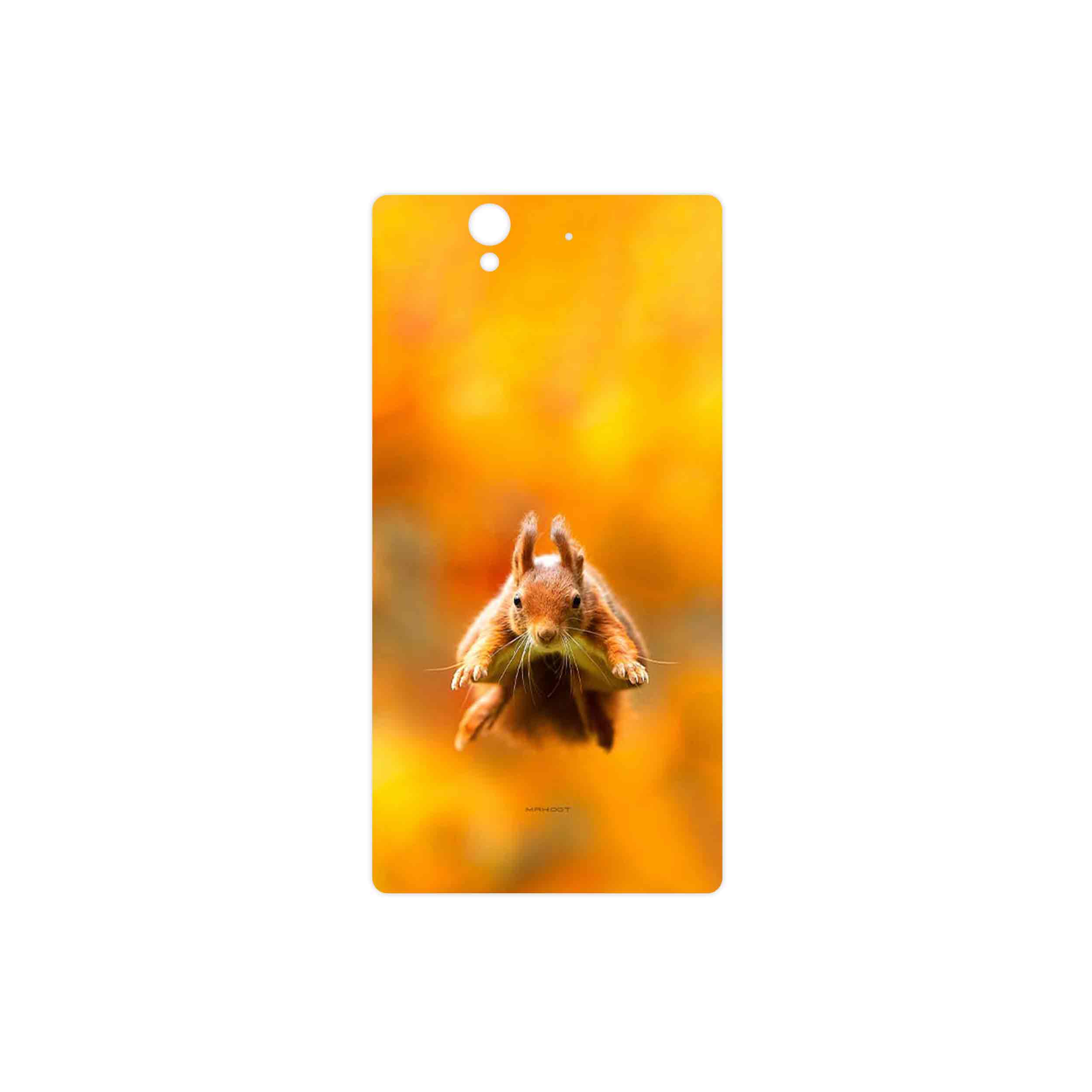 برچسب پوششی ماهوت مدل Squirrel مناسب برای گوشی موبایل سونی Xperia X