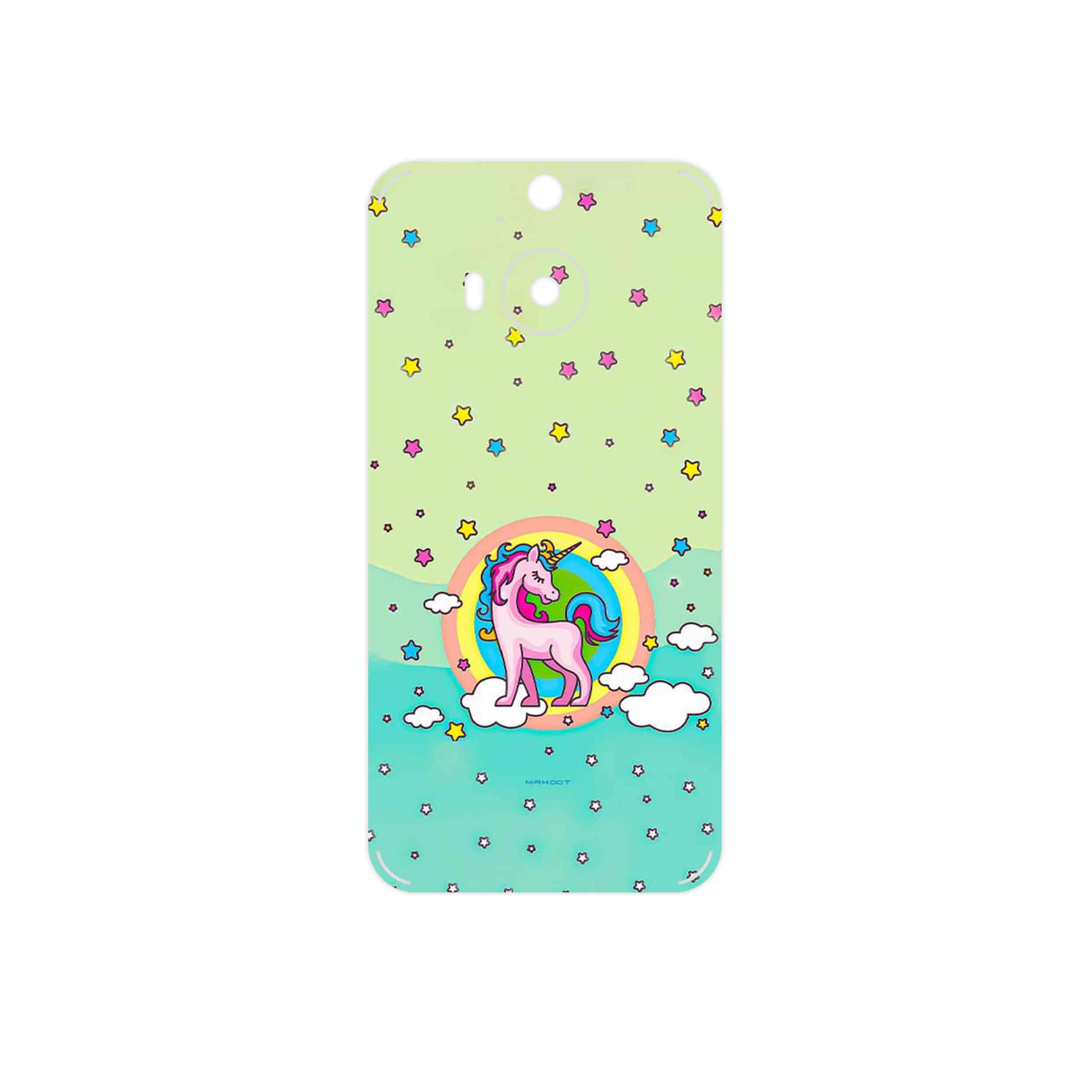 برچسب پوششی ماهوت مدل Rainbow unicorn adventure مناسب برای گوشی موبایل اچ تی سی One M9 Plus