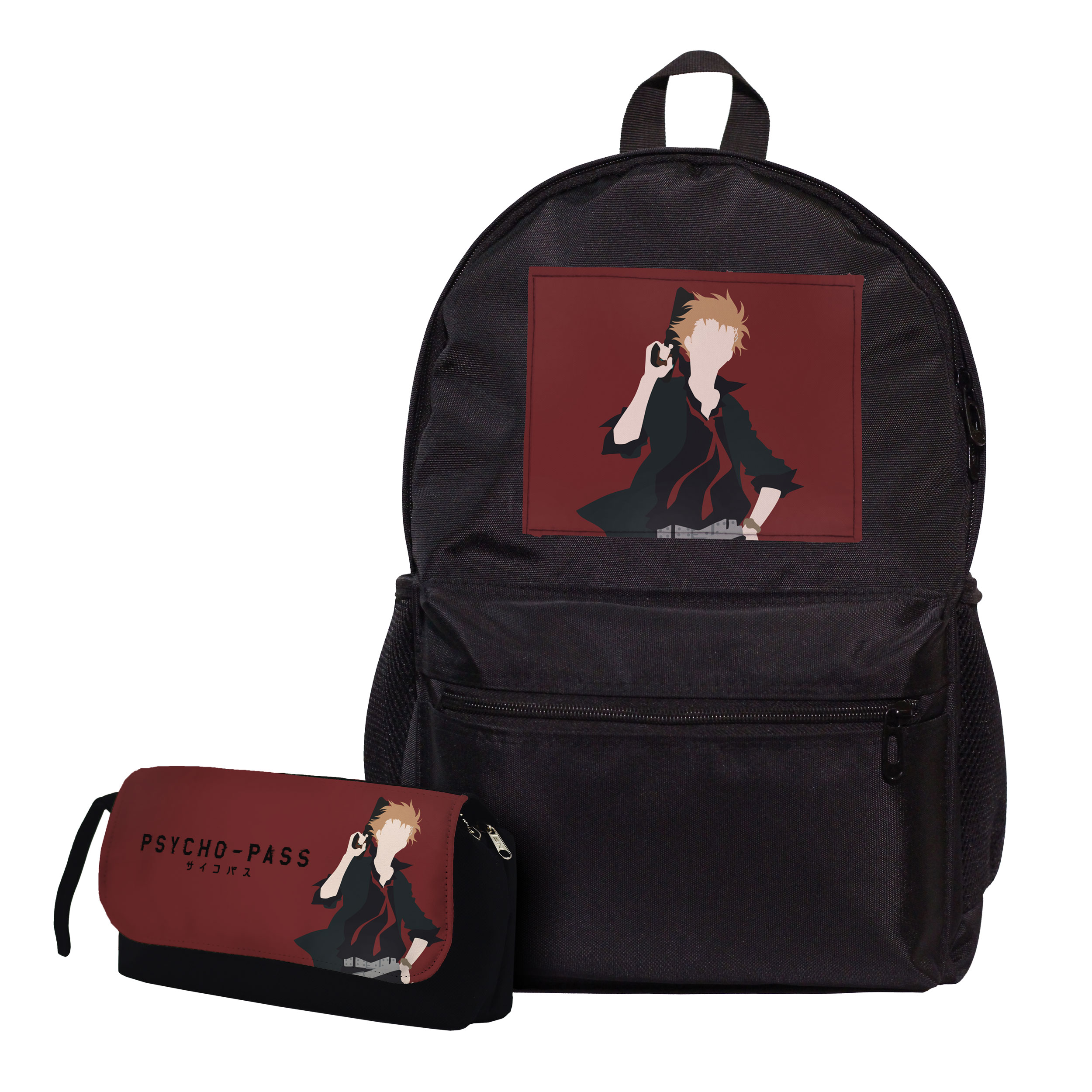کوله پشتی طرح انیمه Psycho Pass کد Shuusei kagari به همراه جامدادی
