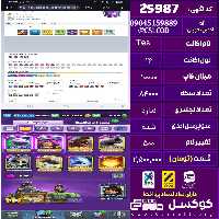 اکانت کلش رویال لول 14 تعداد کارت مکس 7 تعداد جم 694 تغییرنام 500 کد 25987