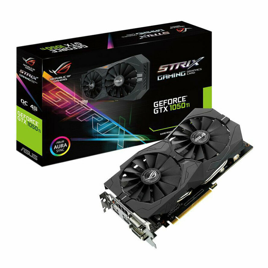 کارت گرافیک ایسوس ROG STRIX GTX1050TI O4G GAMING
