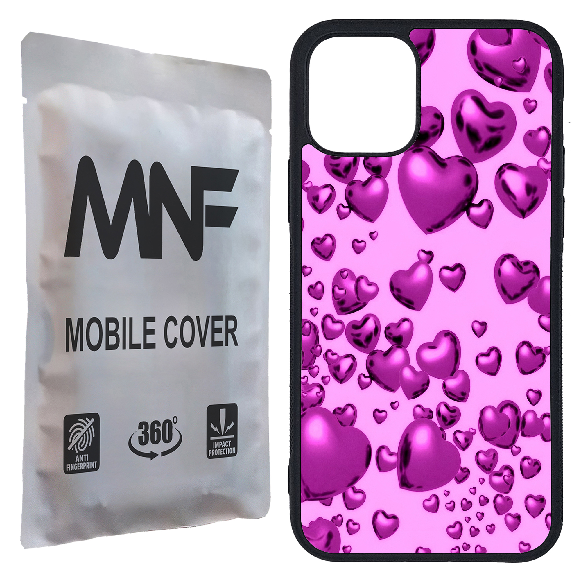 کاور ام ان اف طرح قلبی کد P-012 مناسب برای گوشی موبایل اپل iPhone 11 Pro 