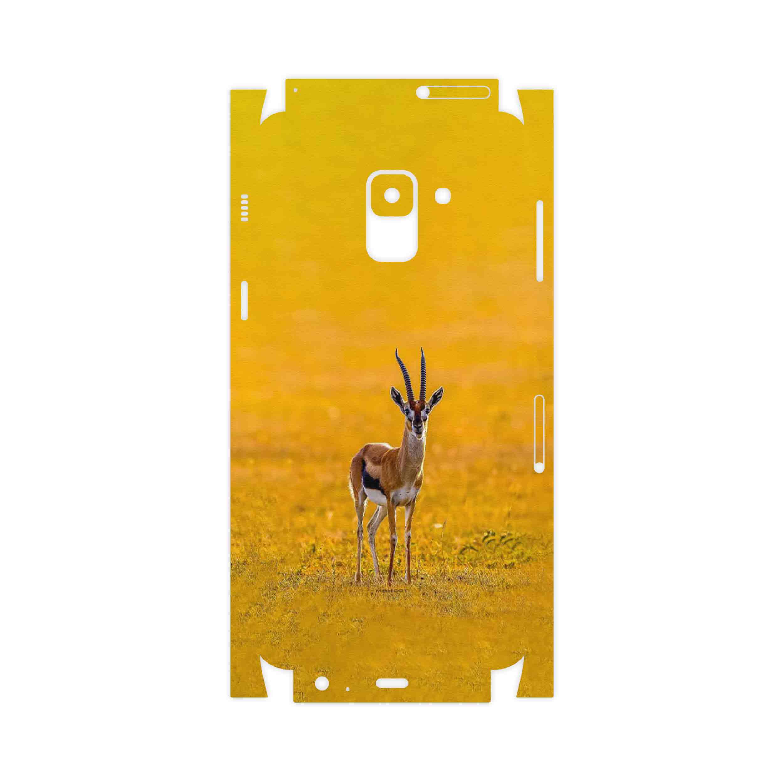 برچسب پوششی ماهوت مدل Gazelle-FullSkin مناسب برای گوشی موبایل سامسونگ Galaxy A8 2018