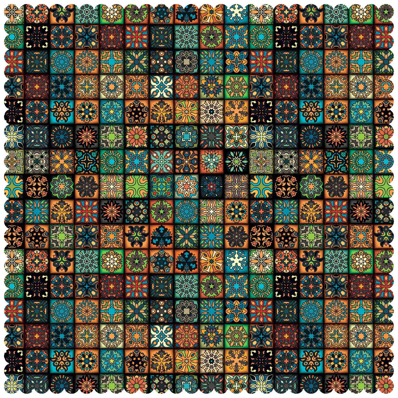 رومیزی رنس مدل T1-42076 سایز 90x95 سانتی متر