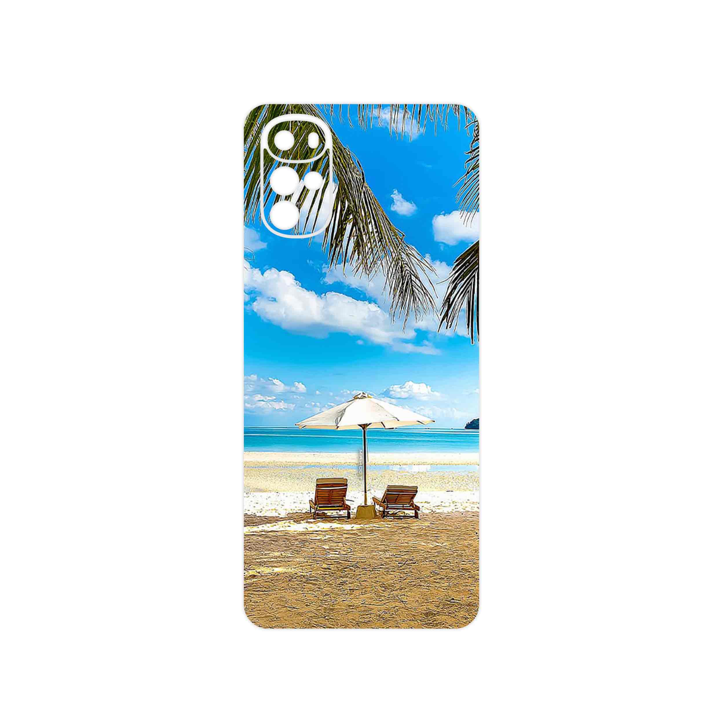 برچسب پوششی ماهوت مدل Beach مناسب برای گوشی موبایل موتورولا Moto G22