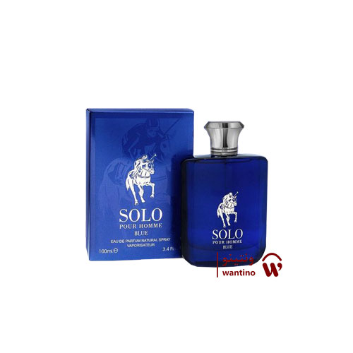 عطر ادکلن مردانه رالف لورن پولو آبی فراگرنس سولو بلو (Fragrance World Polo Blue)