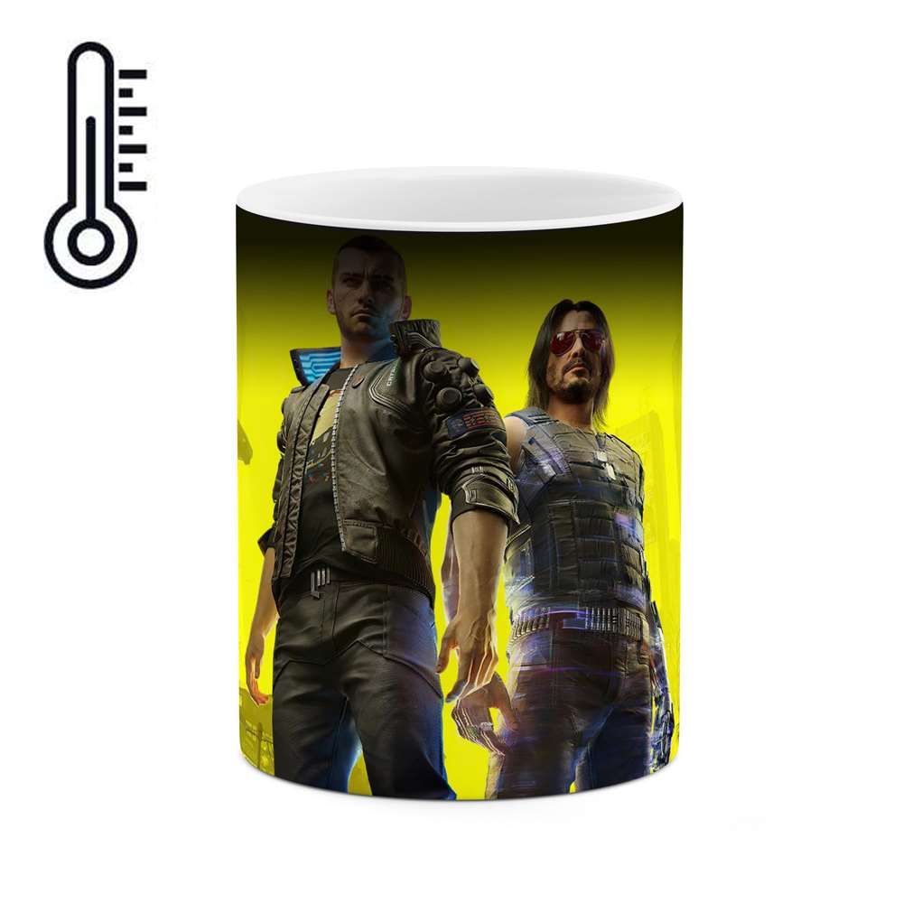 ماگ حرارتی طرح بازی Cyber punk مدل mgph13738