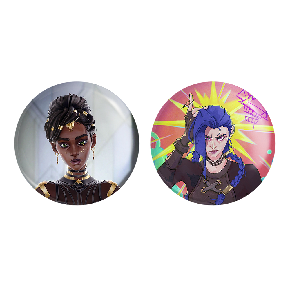 پیکسل خندالو مدل جینکس و مل آرکین Arcane کد 2110921103 مجموعه 2 عددی