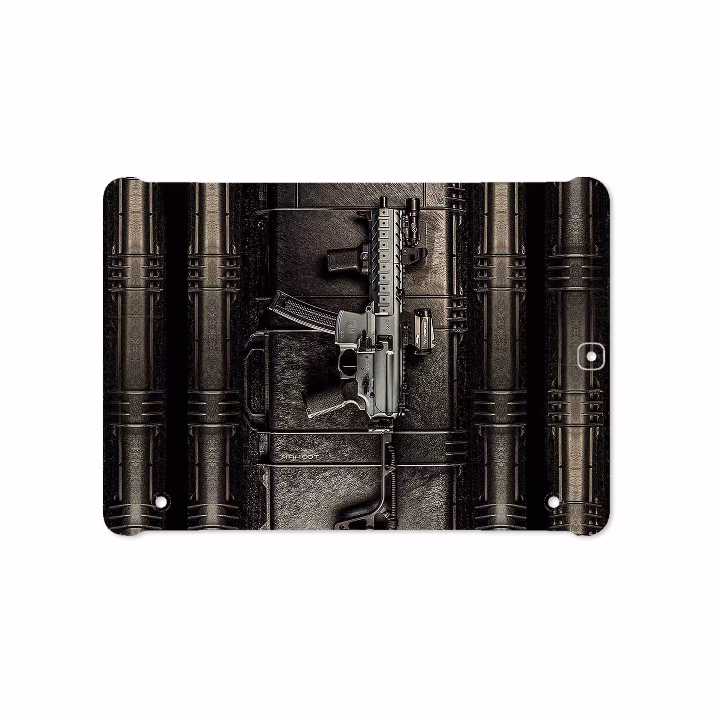 برچسب پوششی ماهوت مدل Gun مناسب برای تبلت سامسونگ Galaxy Tab S2 9.7 2016 T819N