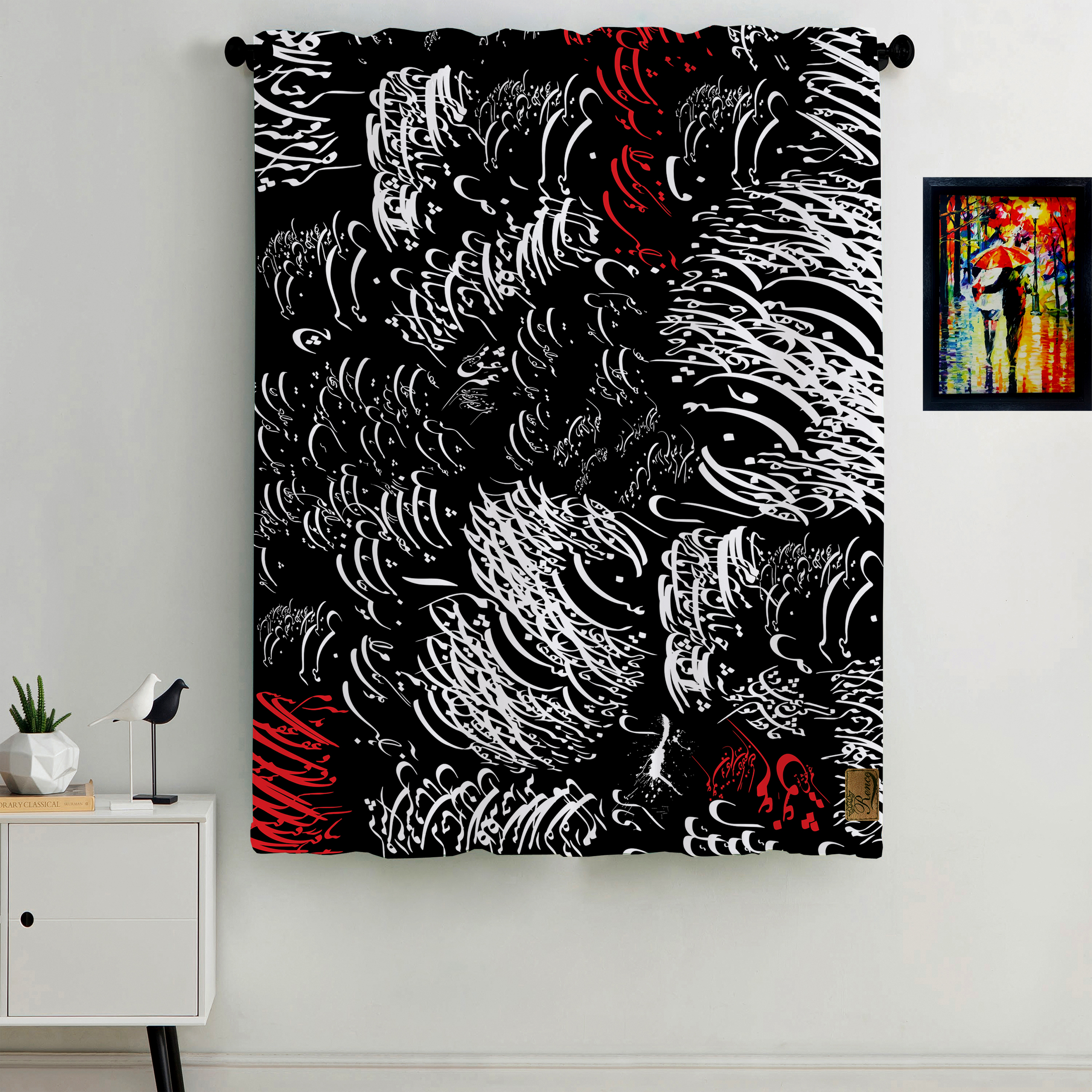 پرده رنس مدل CC2-50403 سایز 190x138 سانتی متر