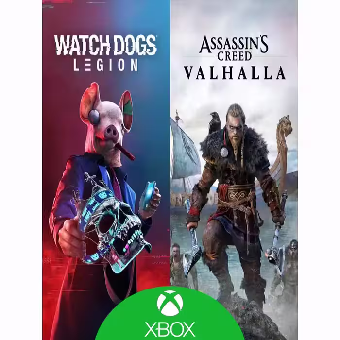 بازی Assassin’s Creed Valhalla   Watch Dogs Legion Bundle ایکس باکس