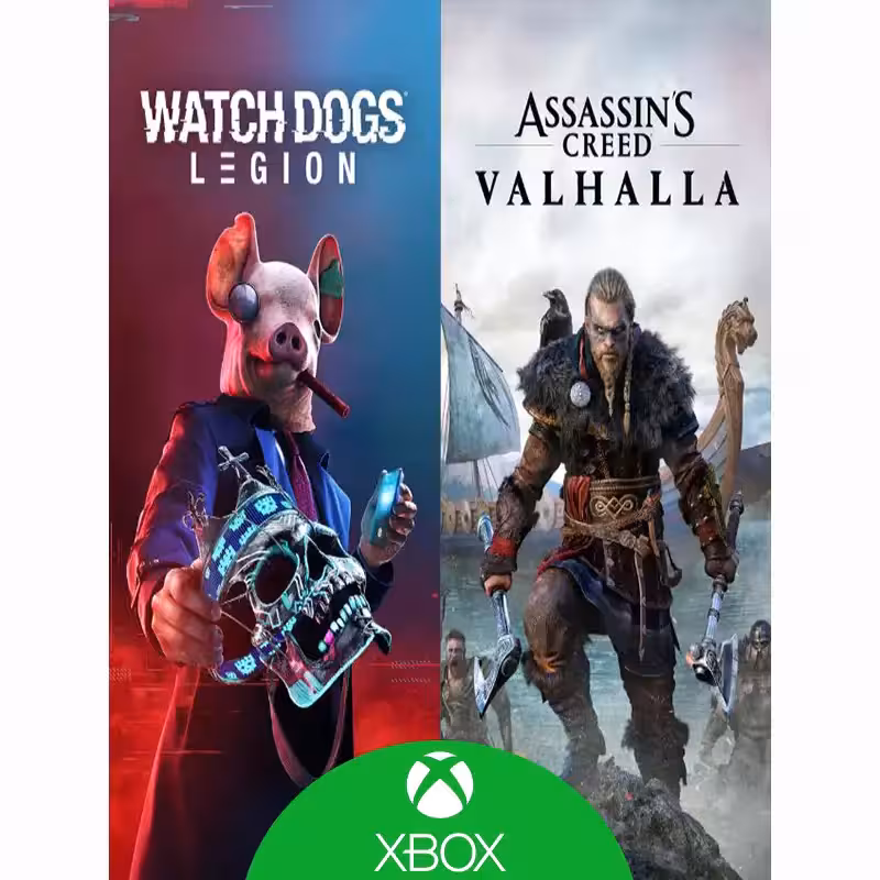 بازی Assassin’s Creed Valhalla   Watch Dogs Legion Bundle ایکس باکس
