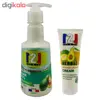 کرم مرطوب کننده 121 مدل AVOCADO حجم 330 میلی لیتر به همراه کرم مرطوب کننده حجم 75 میلی لیتر
