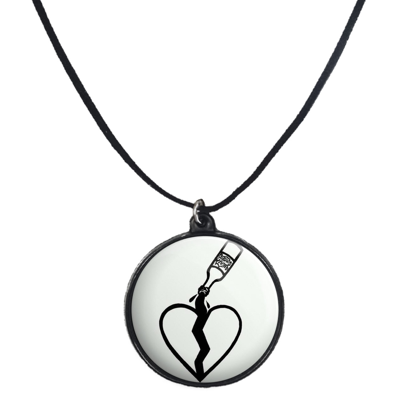 گردنبند پرمانه طرح عاشقانه کد pmb.4383 مدل دو طرفه