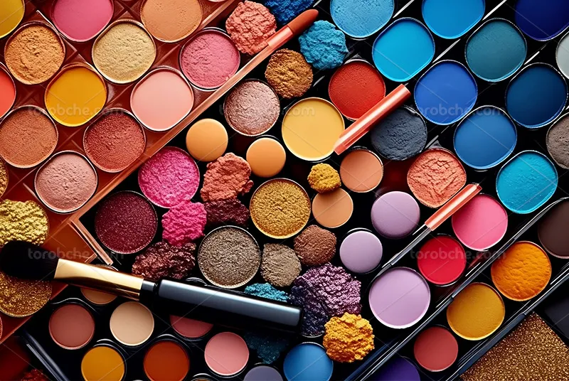 عکس سایه های آرایشی | گرافیک با طعم تربچه