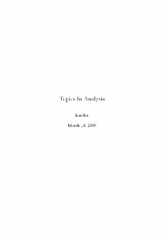 خرید و دانلود نسخه کامل کتاب Topics in analysis