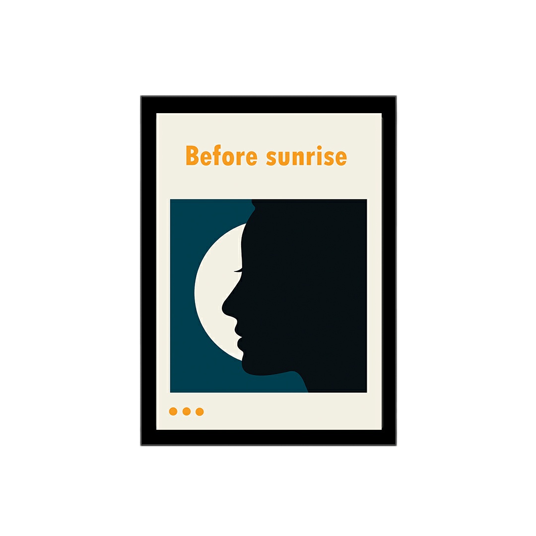 تابلو مدل فیلم before sunrise