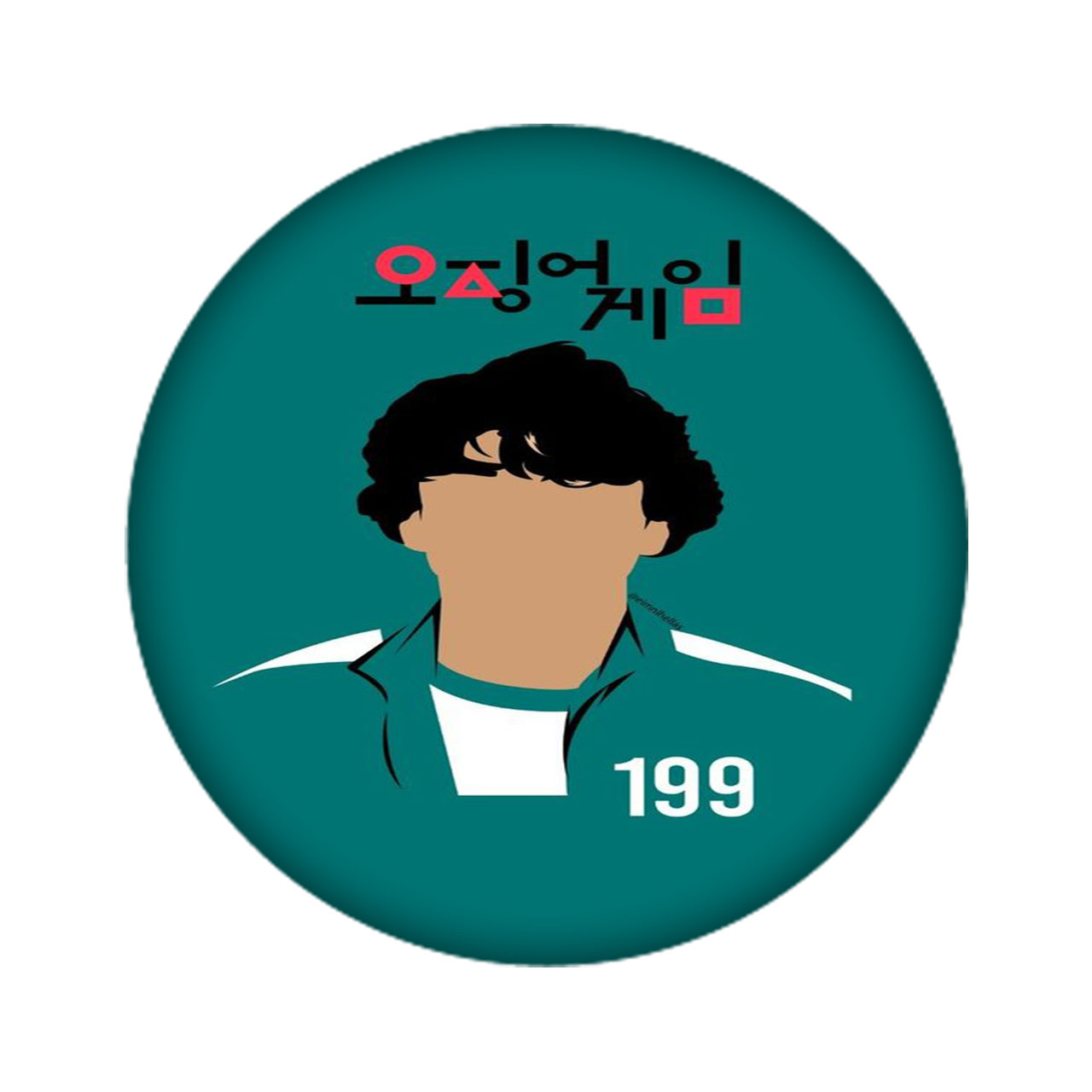 زیر لیوانی مدل Squid Game کد 2279