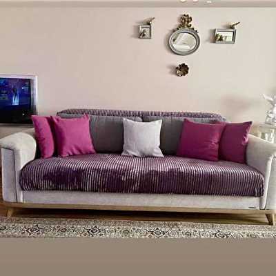 شال مبل مدل پلیسه سایز 200x220 سانتی متر