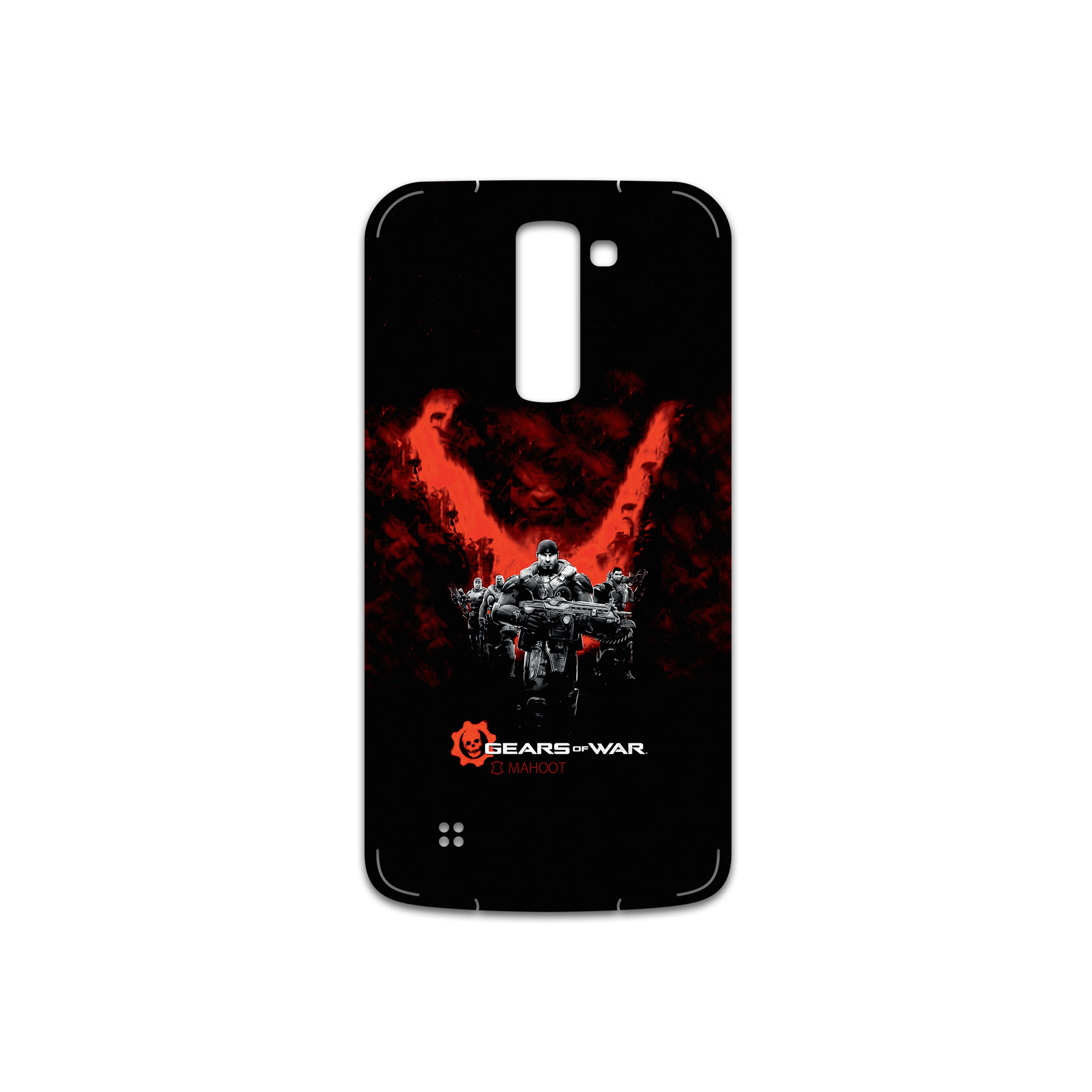 برچسب پوششی ماهوت مدل GEARS-OF-WAR-Game مناسب برای گوشی موبایل ال جی K10