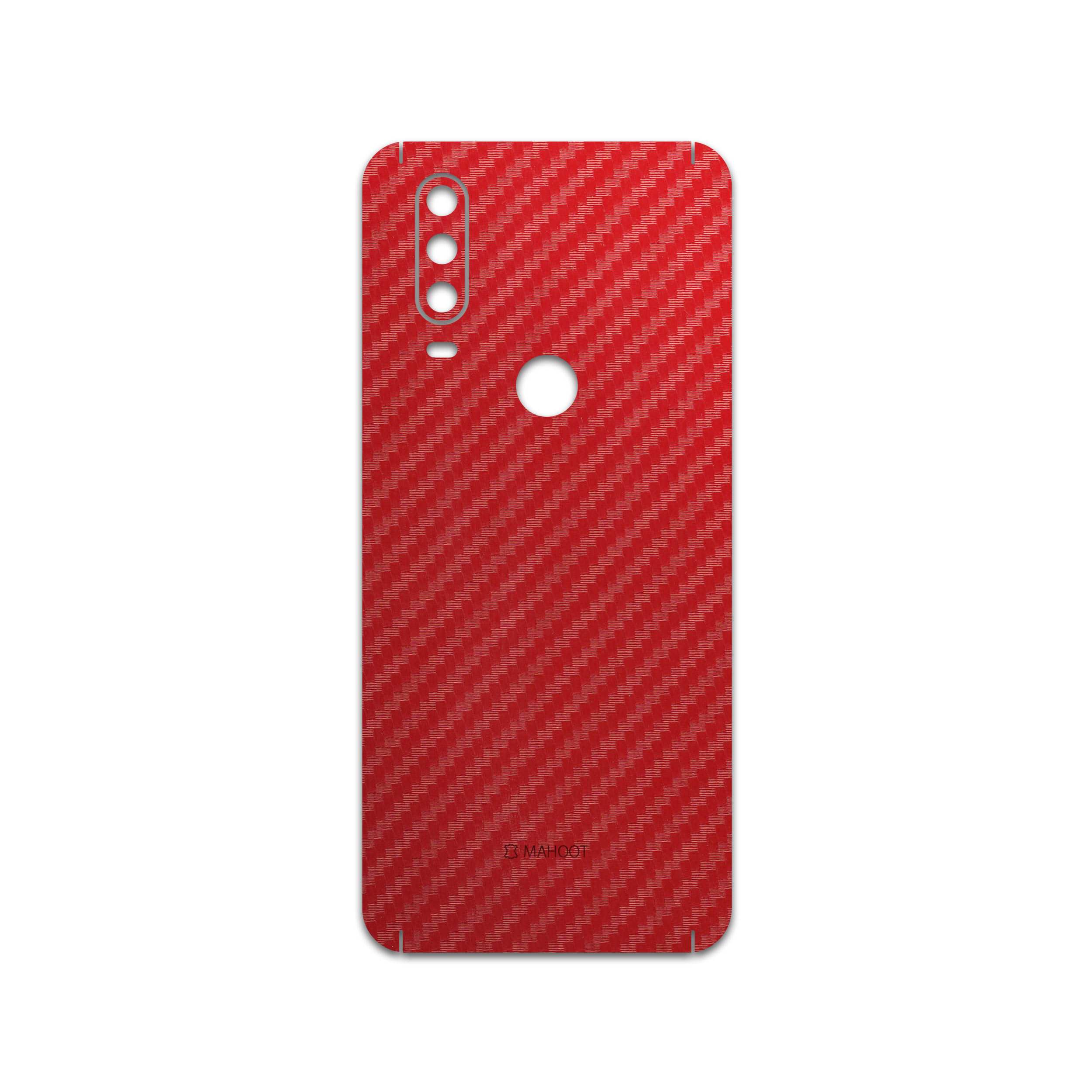 برچسب پوششی ماهوت مدل Red-Fiber مناسب برای گوشی موبایل موتورولا One Action