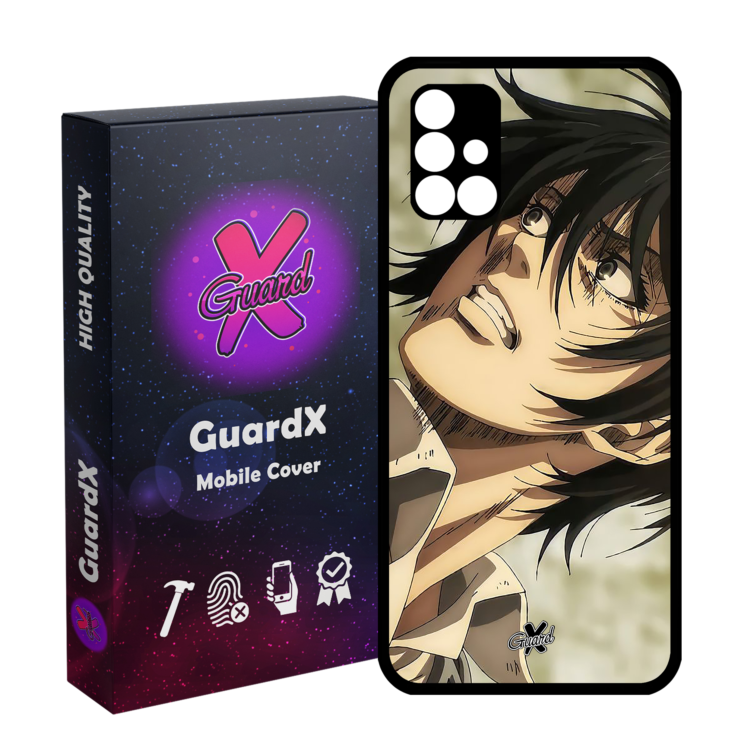 کاور گارد ایکس طرح میکاسا انیمه مدل Glass10546 مناسب برای گوشی موبایل سامسونگ Galaxy A51 5G