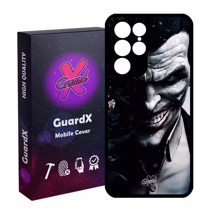 کاور گارد ایکس طرح جوکر مدل Glass10152 مناسب برای گوشی موبایل سامسونگ Galaxy S22 Ultra