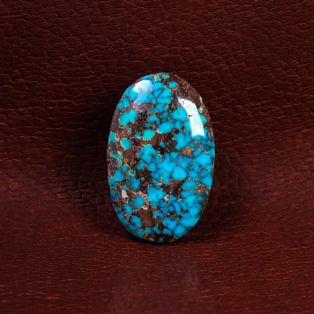 نگین فیروزه شجری کد 15202 - جواهری مشاهیر