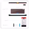 برچسب پوششی ماهوت مدل Matte-Dark-Brown-Leather مناسب برای تبلت سامسونگ Galaxy Tab E 9.6 2015 T561