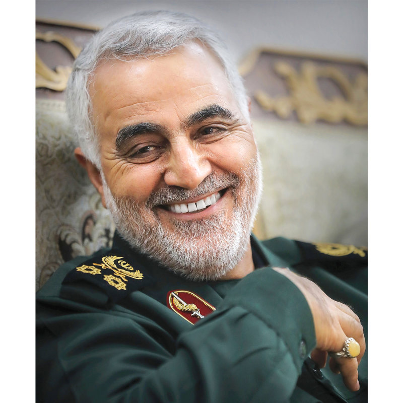 تابلو شاسی مدل شهید حاج قاسم سلیمانی کد 03