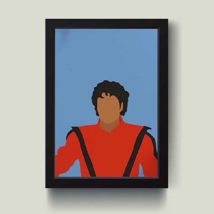 تابلو مدل مایکل جکسون کد G6-11 | دنیای قاب