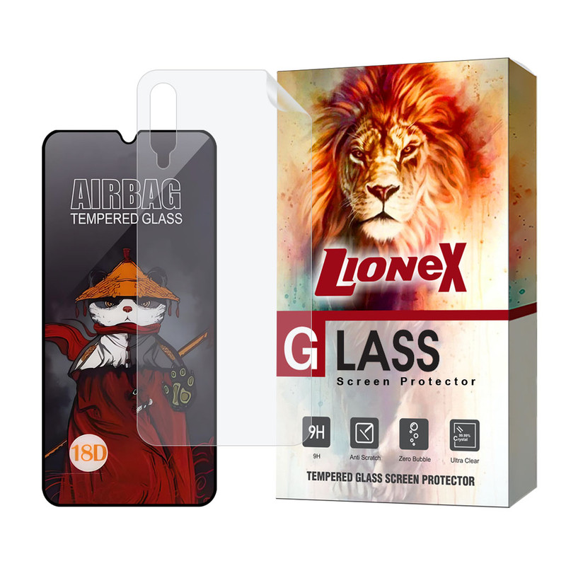 محافظ صفحه نمایش لایونکس مدل AIRNABKLI مناسب برای گوشی موبایل سامسونگ Galaxy A50s / Galaxy A50 / Galaxy A30s / Galaxy M10s به همراه محافظ پشت گوشی | کالا برتری