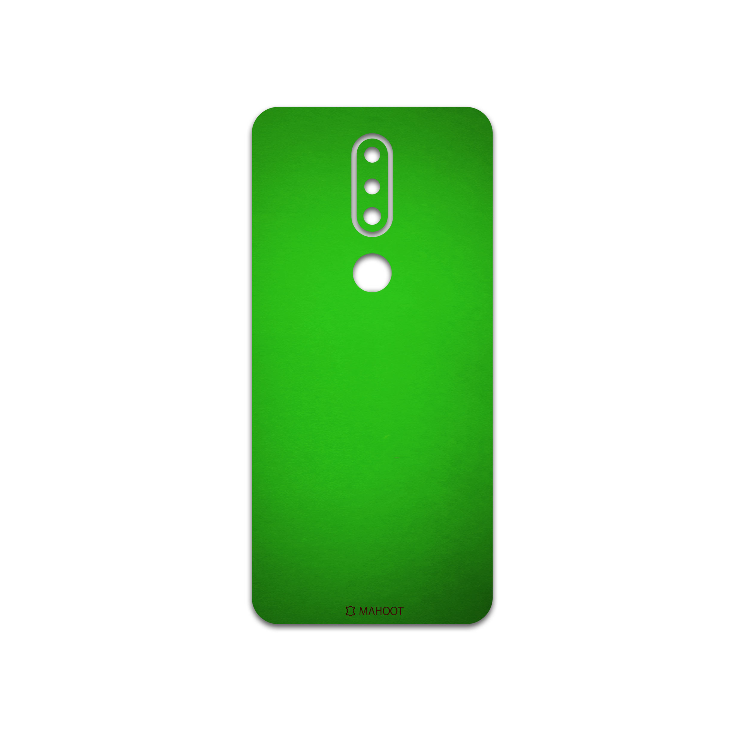برچسب پوششی ماهوت مدل Metallic-Green مناسب برای گوشی موبایل نوکیا 7.1