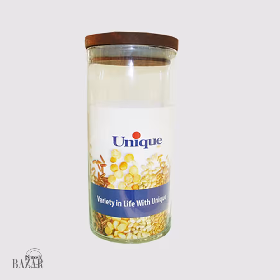 بانکه ادویه 900 شیشه ای در چوبی کد UN-1274