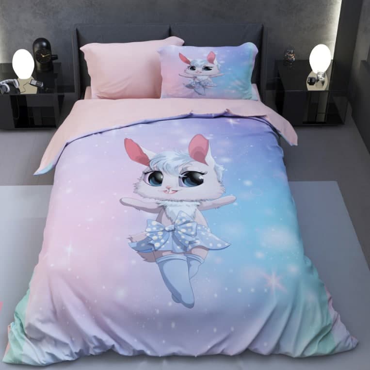 سرویس خواب مدل ladybug کد 118 یکنفره 4 تکه