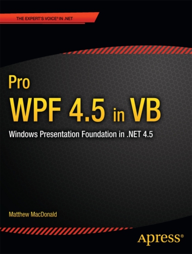 خرید و دانلود نسخه کامل کتاب Pro WPF 4.5 in VB: Windows Presentation Foundation in .NET 4.5