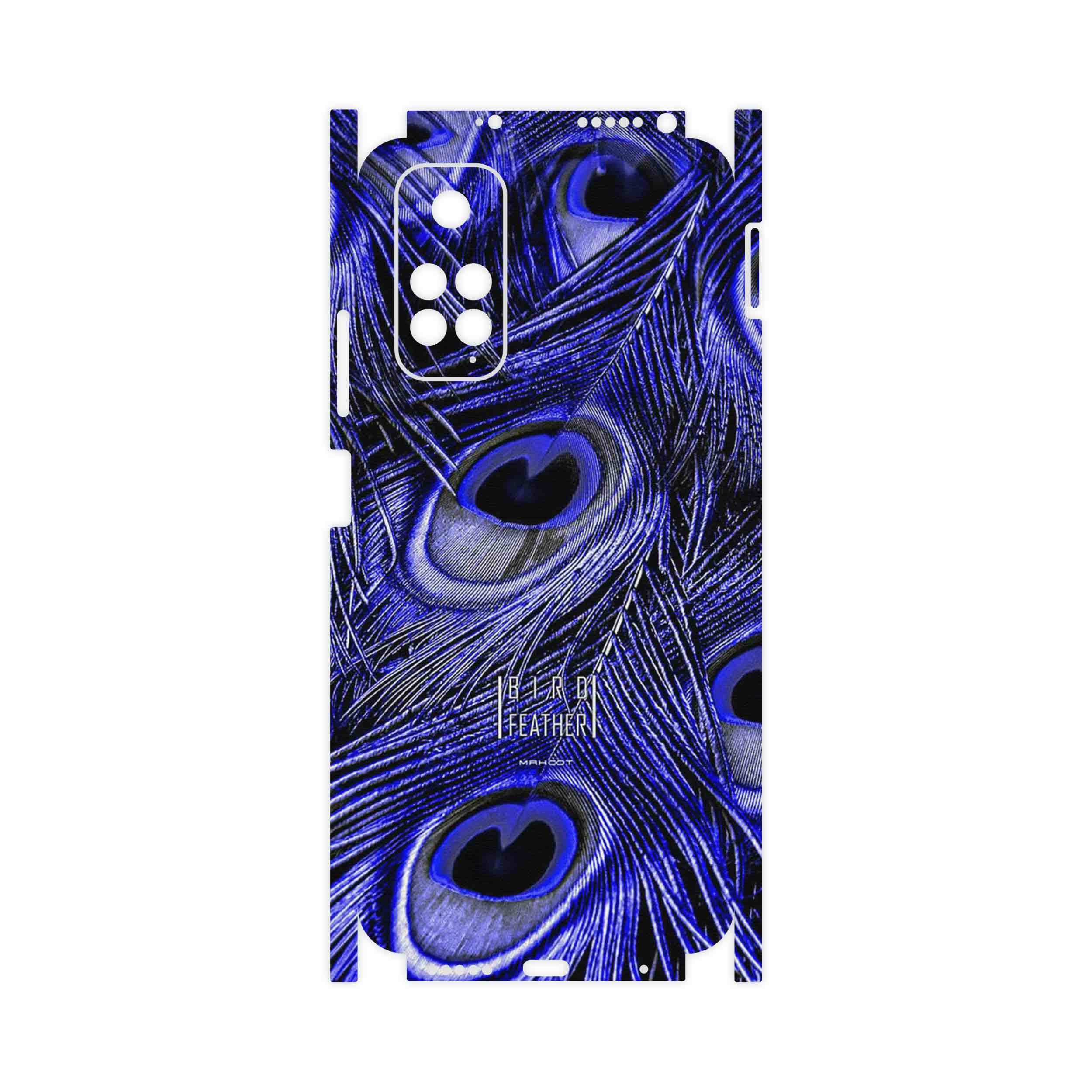 برچسب پوششی ماهوت مدل Purple Feather-FullSkin مناسب برای گوشی موبایل شیائومی Redmi Note 11