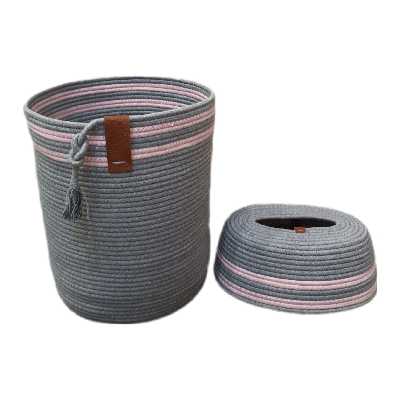 ست سطل و جای دستمال کاغذی لالی پاپ مدل C211