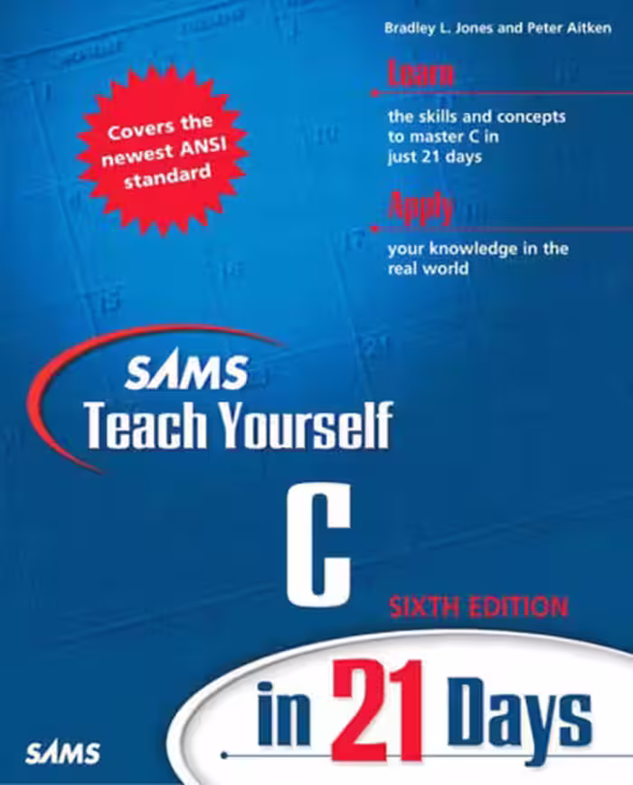 خرید و دانلود نسخه کامل کتاب Sams Teach Yourself C in 21 Days