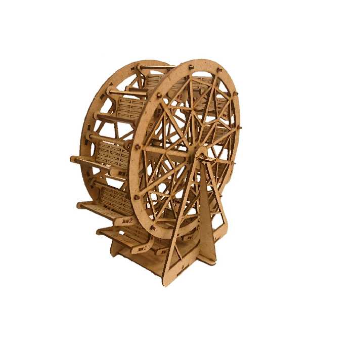 ماکت دکوری مدل ساختنی طرح چرخ فلک متحرک