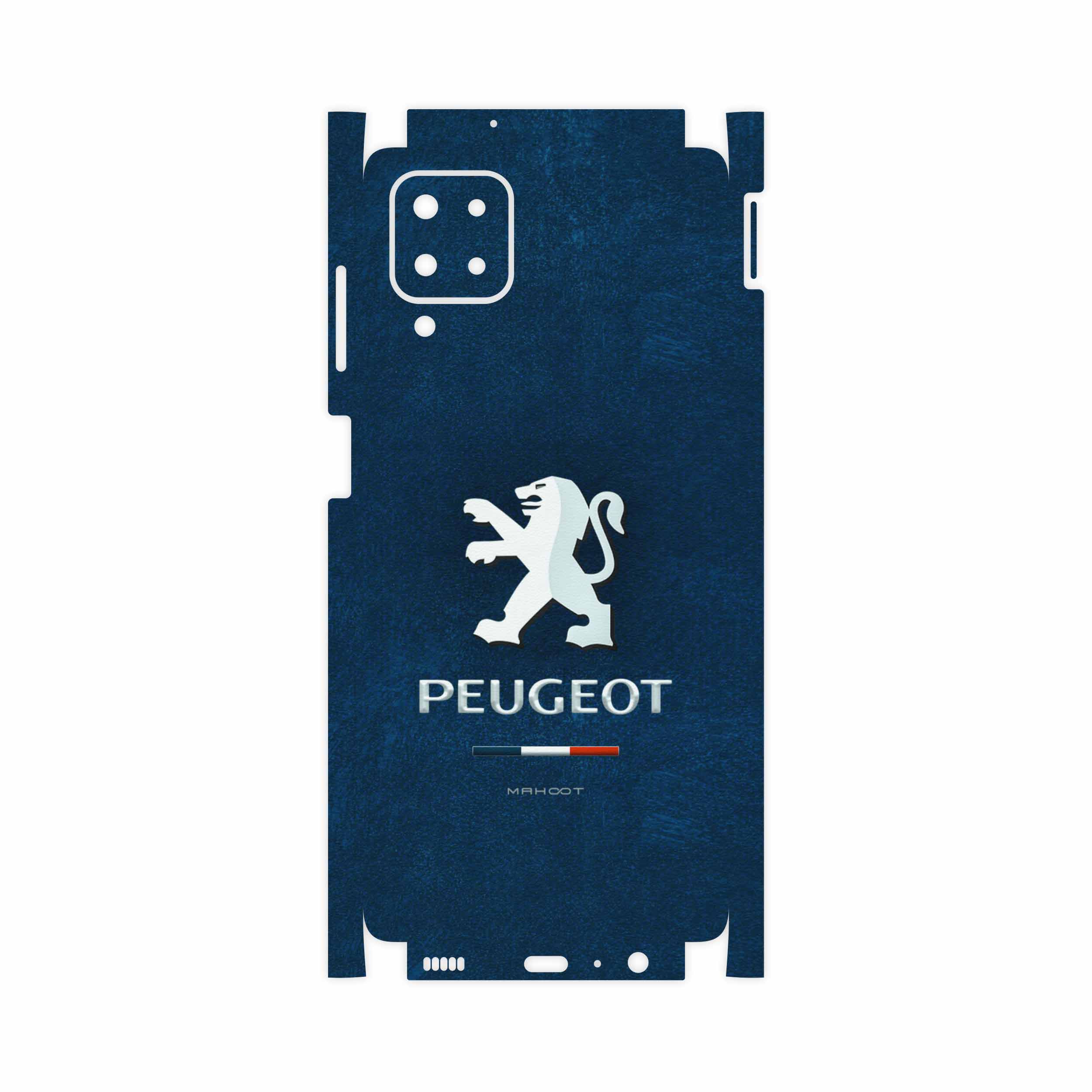 برچسب پوششی ماهوت مدل Peugeot-Logo-FullSkin مناسب برای گوشی موبایل سامسونگ Galaxy M12